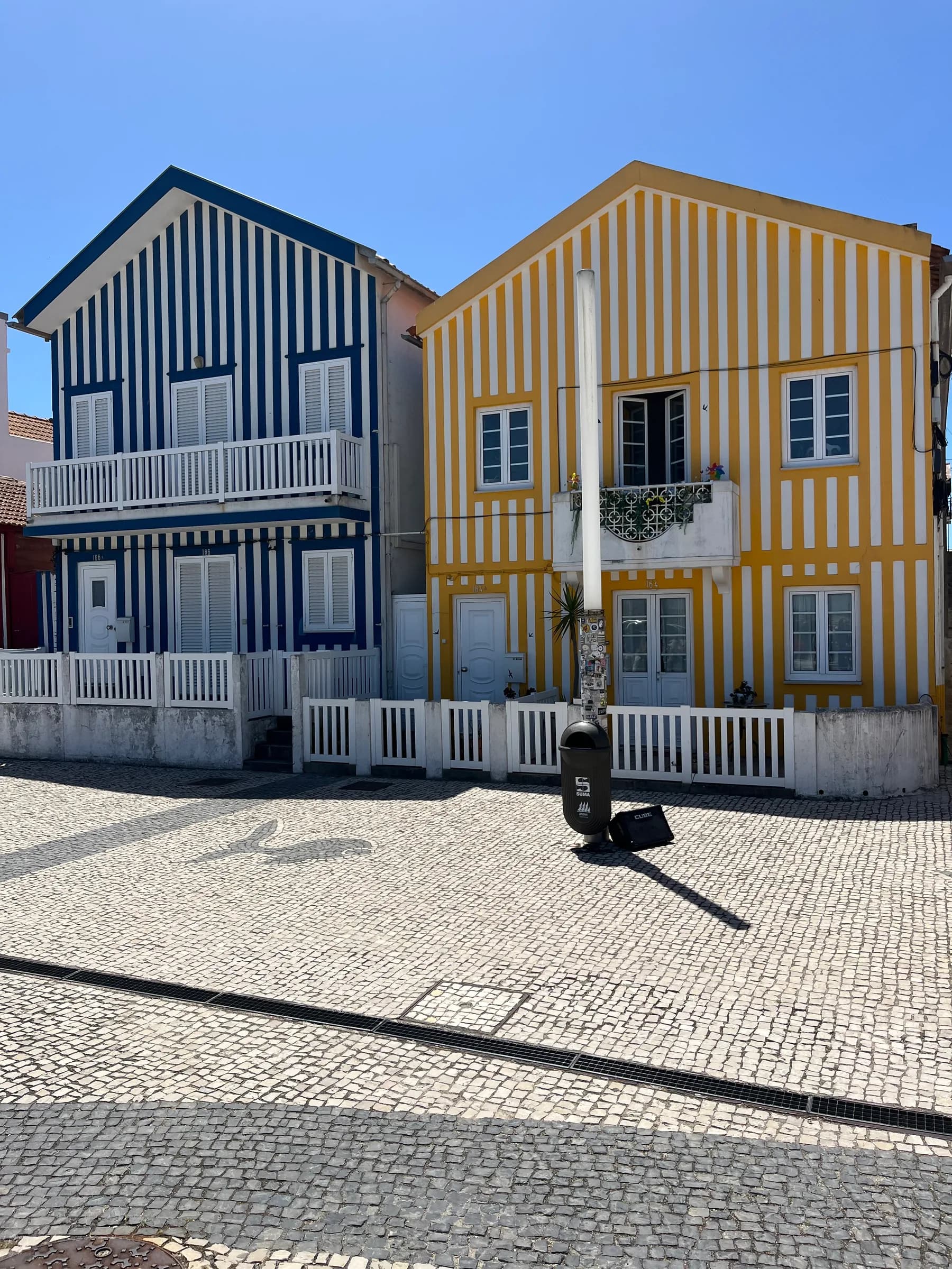 Costa Nova's striped houses